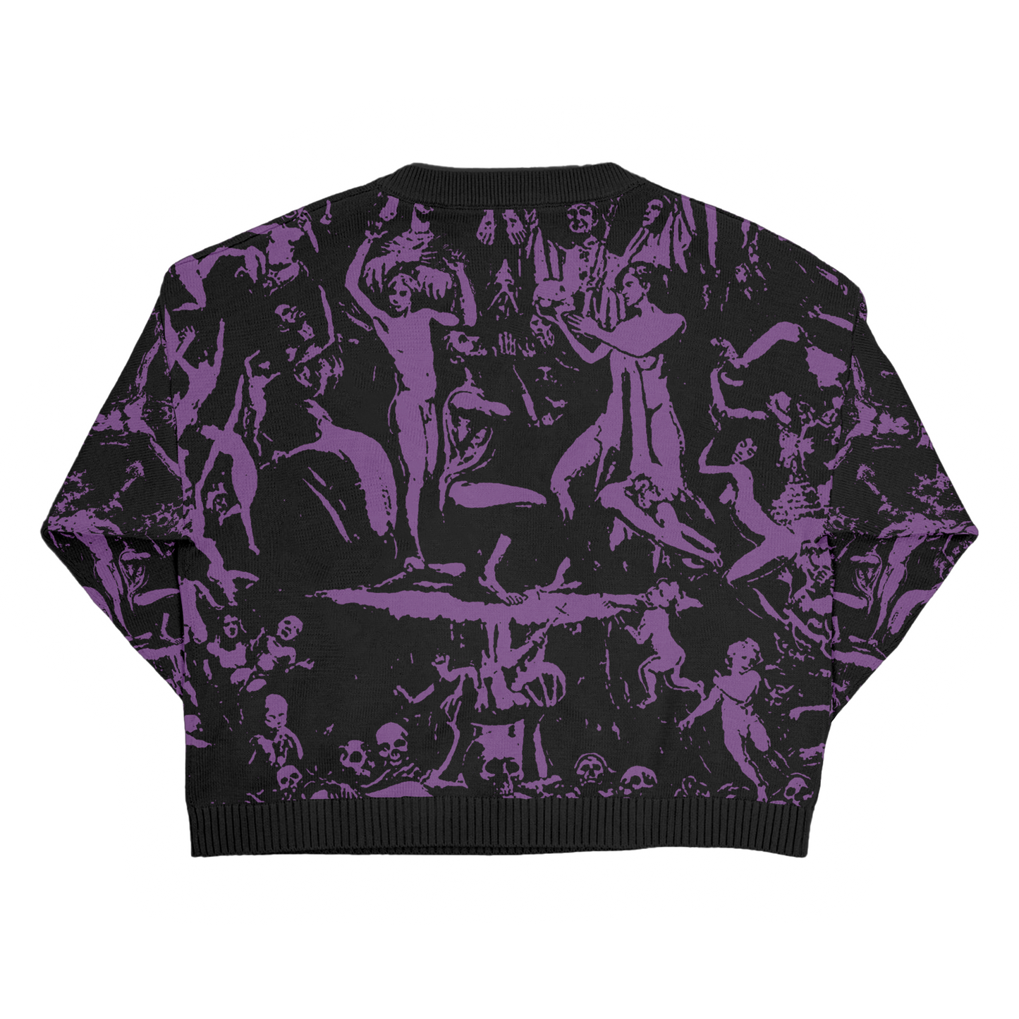 new heaven under hell gates - SWEATER TEJIDO [PURPLE COLOR] PRE-ORDER