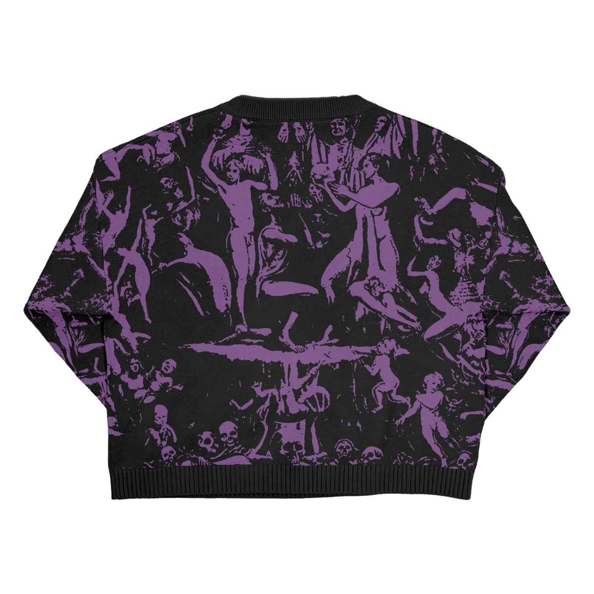 new heaven under hell gates - SWEATER TEJIDO [PURPLE COLOR] PRE-ORDER