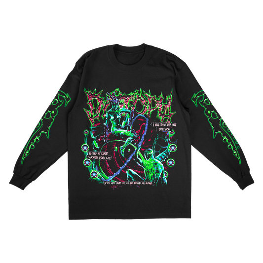 I fell thru this hell 4 you LONG SLEEVES [BLACK COLOR]