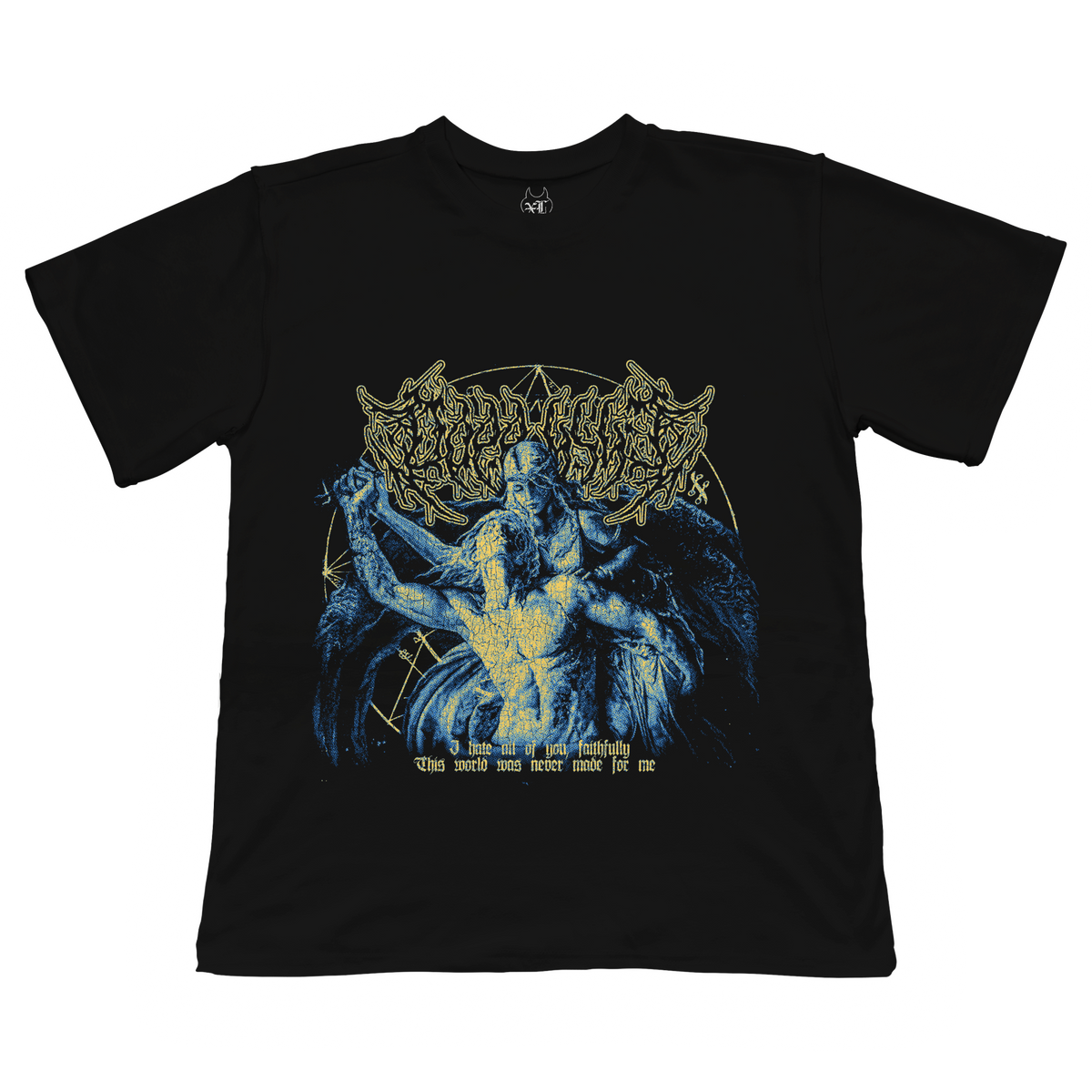 I HATE ALL OF YOU, FAITHFULLY T-SHIRT [BLACK COLOR]