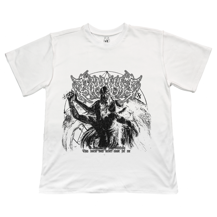 I HATE ALL OF YOU, FAITHFULLY [T-SHIRT] [WHITE COLOR]