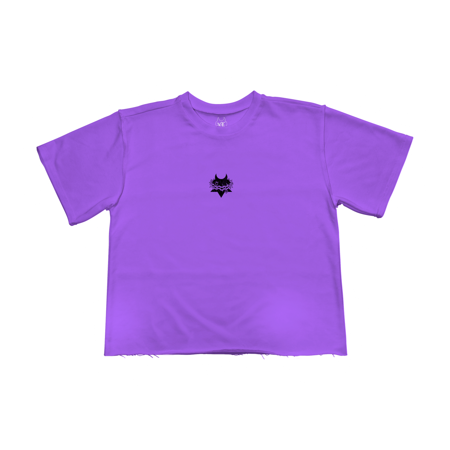 PURPLE FLOWER DYSTOPIA T-SHIRT