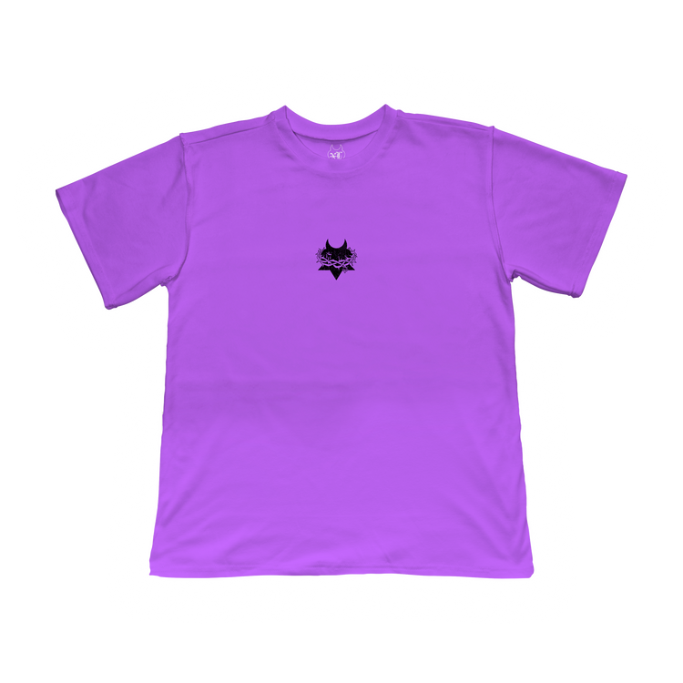 PURPLE FLOWER DYSTOPIA T-SHIRT