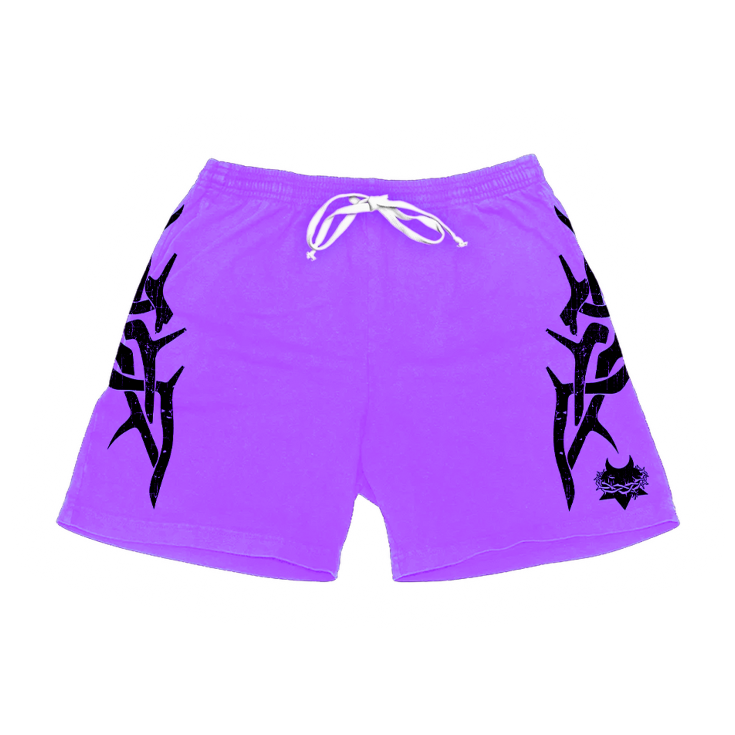 PURPLE FLOWER DYSTOPIA SHORT