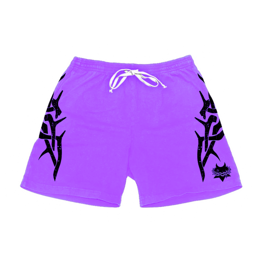 PURPLE FLOWER DYSTOPIA SHORT