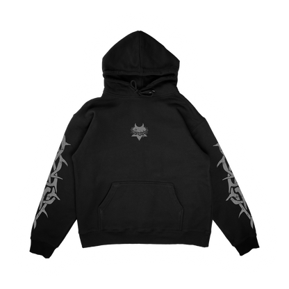 DARK BLACK DYSTOPIA HOODIE