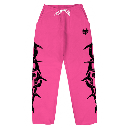 BUBBLE GUM PINK DYSTOPIA SWEATPANT