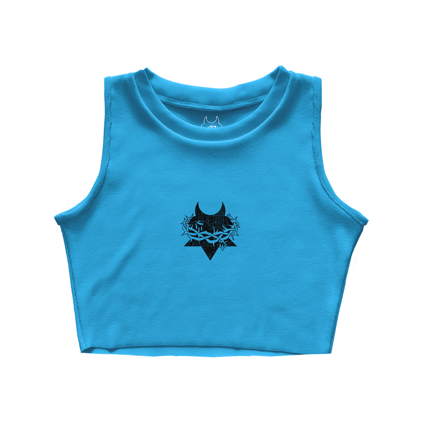 BLUE TEARS DYSTOPIA CROP TOP