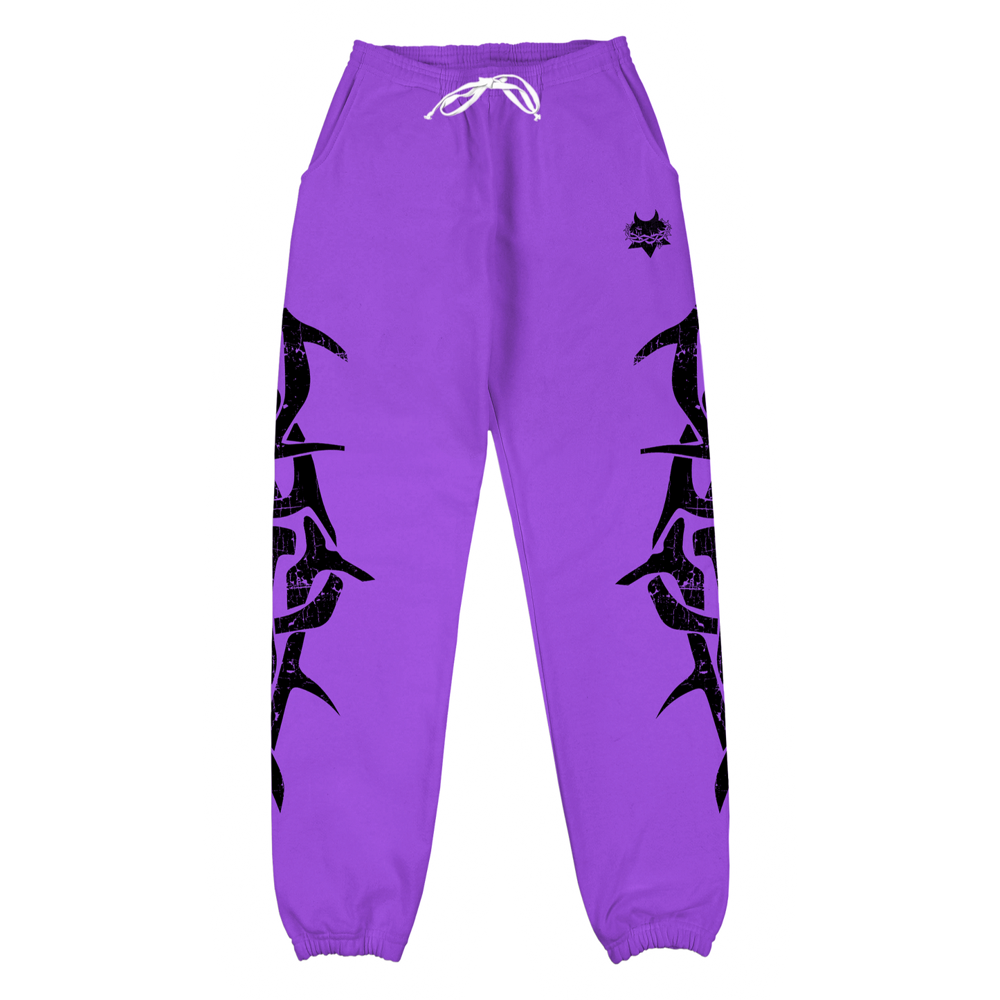 PURPLE FLOWER DYSTOPIA SWEATPANT