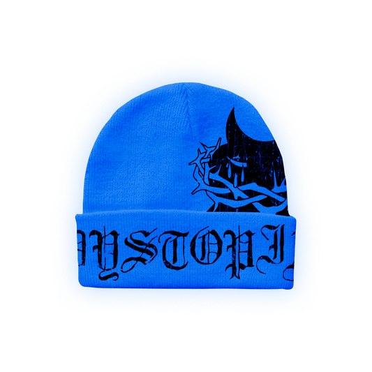 ALTERNATIVE Dystopia headache beanie [BLUE TEARS COLOR]