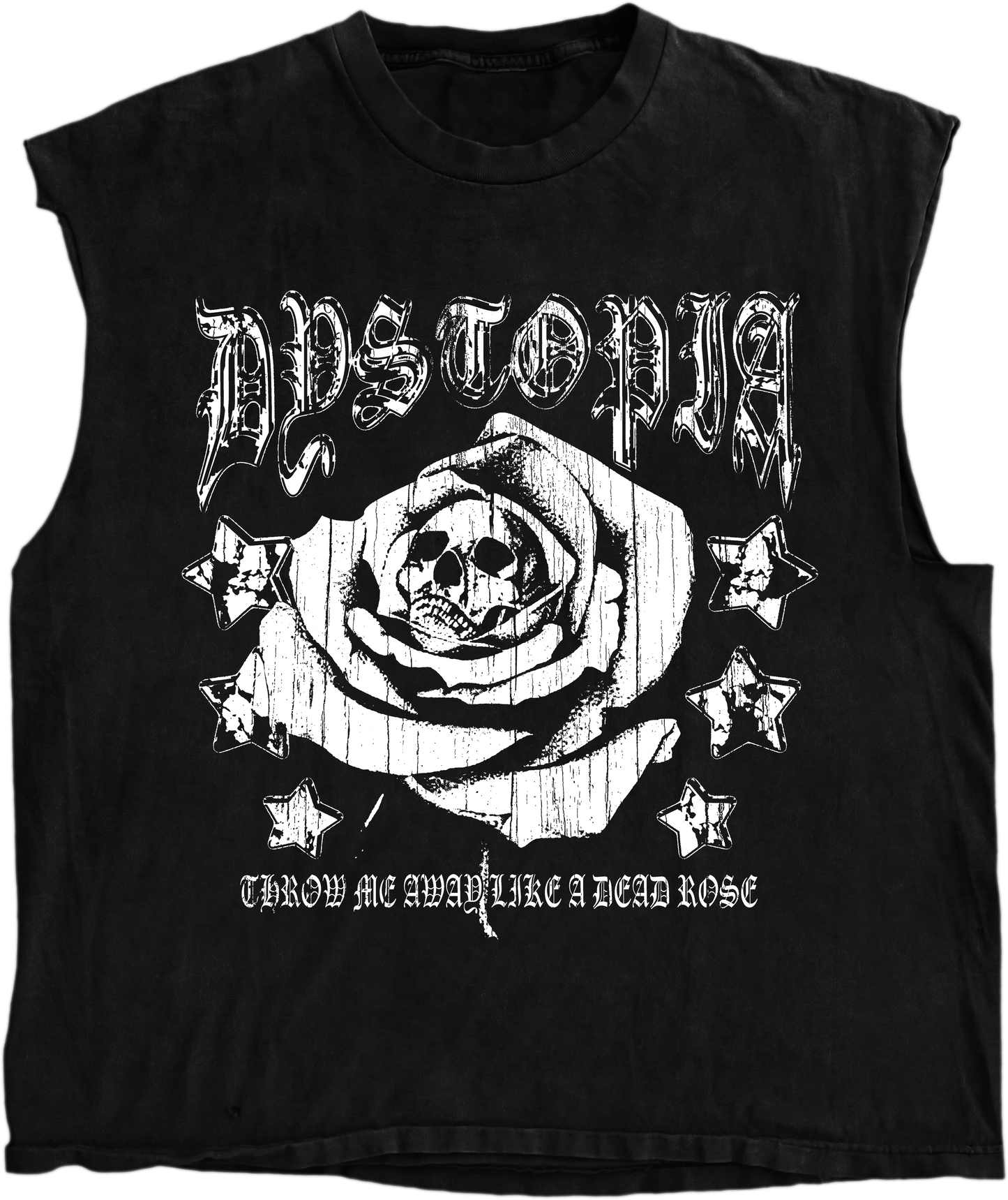 throw me away like a dead rose [BLACK COLOR WITHOUT SLEEVES]
