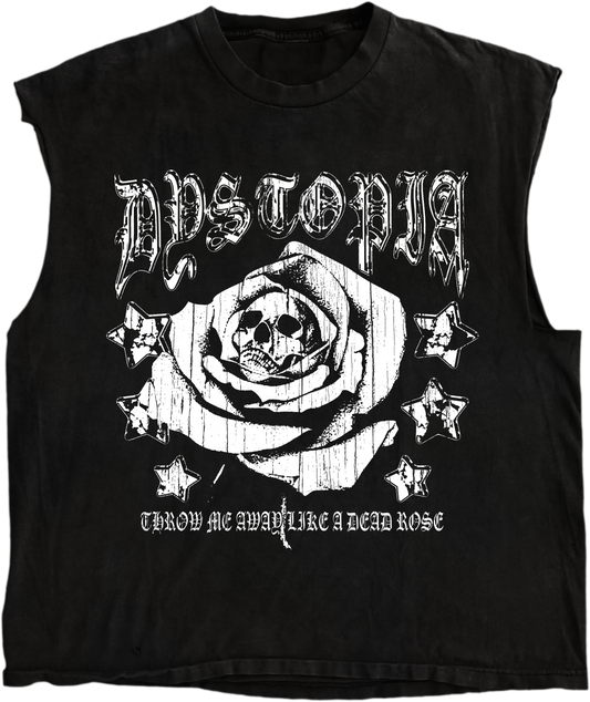 throw me away like a dead rose [BLACK COLOR WITHOUT SLEEVES]