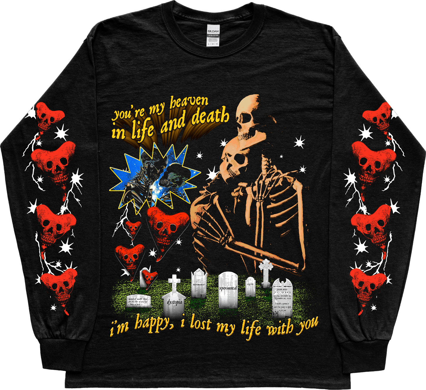 you're my heaven in life and death long sleeves